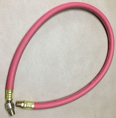 Air Hose Whip extension with brass swivel fitting