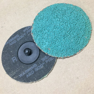 Roll-on Sanding disk 3 inches 24 grit