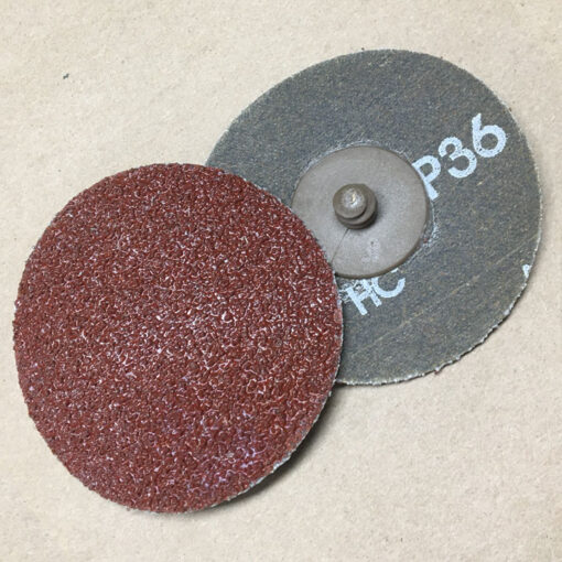 Roll-on Sanding disk 3 inches 36 grit
