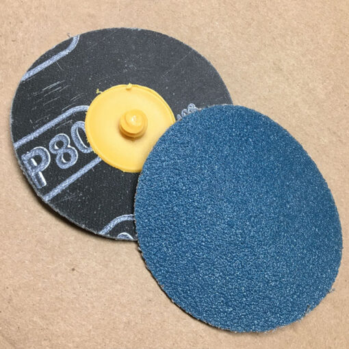 Roll-on Sanding disk 3 inches 80 grit