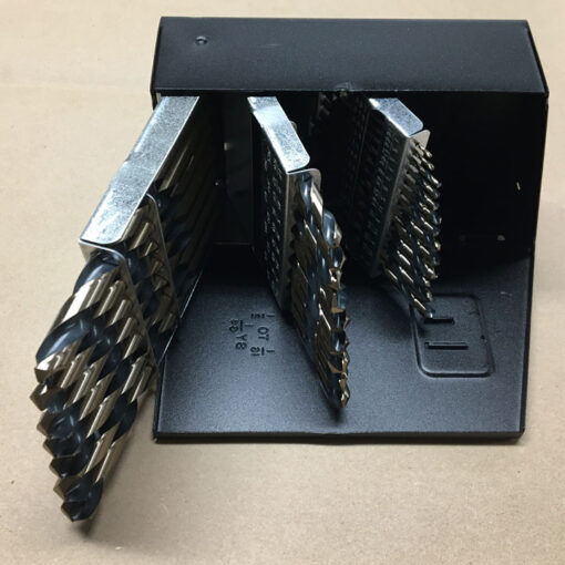 29pc Cobalt drill bit kit with 1/2 inch to 1/16 inch by 1/64ths