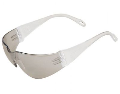 Safety glasses with gray lenses
