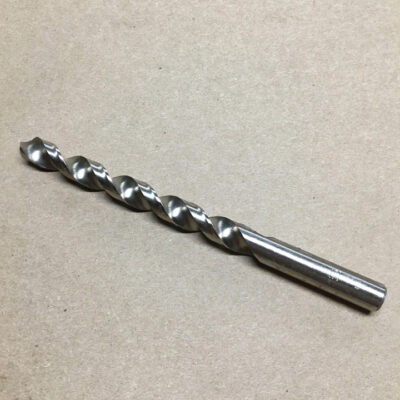 Jobber Length Bit 11/32 inch diameter Fast Spiral Bright Finish Silver